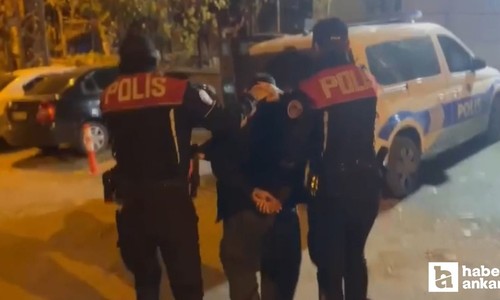 Ankara'da otobüs sürücüsünü bıçakla tehdit eden kişi polisten kaçamadı