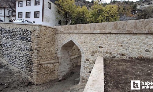 Beypazarı'nda Tarihi Karcıkaya Köprüsü'nün restorasyonu tamamlandı