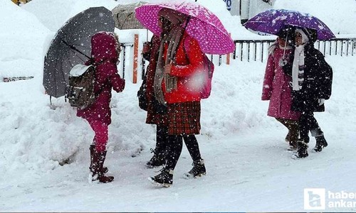 Bugün Ankara'da okullar tatil mi, Ankara Valiliği kar tatili açıklaması yaptı mı?
