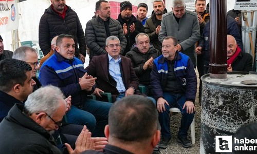 CHP Grup Başkanvekili Günaydın’dan Ankara’da grevde olan maden işçilerine ziyaret