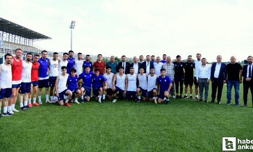 Kahramankazan Belediyesinden futbol takımları için destek paylaşımı