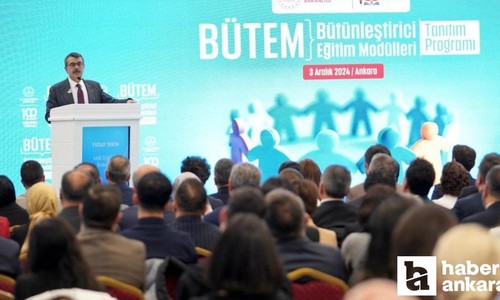 Bakan Tekin, BÜTEM Tanıtım Programına katıldı