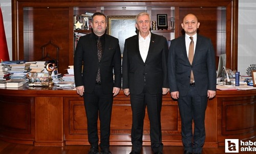 Kırıkkale ve Ankara başkanları bir araya geldi: Başkan Önal'dan Mansur Yavaş'a ziyaret