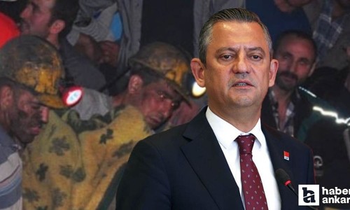 Özgür Özel Ankara'da Dünya Madenciler Günü etkinliğine katıldı