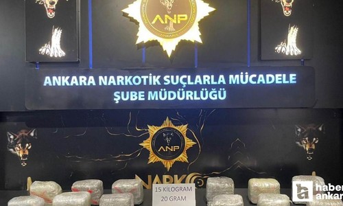 Ankara'da kamyonet kasasındaki buzdolabında yasaklı madde yakalandı