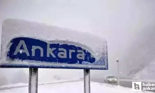 Ankaralılar hazır olun! Tarih verildi kara kış kapıda sağanak kar yağışı geliyor!