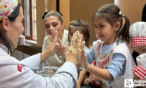 Sincan Belediyesi Gastro Sincan’da minikler tezgah başına geçti