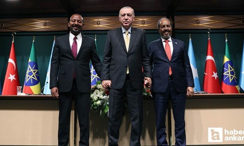 Etiyopya ve Somali'yi Cumhurbaşkanı Erdoğan Ankara'da barıştırdı