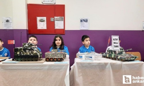 Keçiörenli miniklerden şehitlere ithafen yerli ve milli ürün sergisi