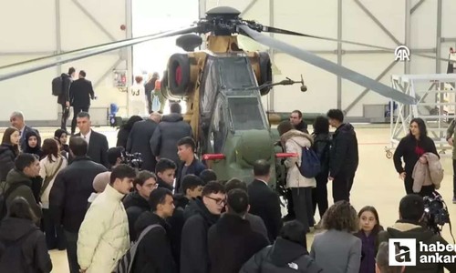 Ankara'da öğrencilerden MSB 5'inci Ana Bakım Fabrika Müdürlüğü'ne ziyaret