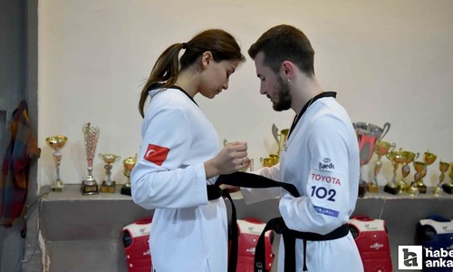 Ego Spor tekvandocuları Gamze Gürdal ve Alican Özcan aşkı ve sporu beraber yaşıyor
