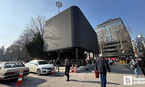ABB Kızılay Güvenpark'ta kurulan pano hakkında bilgilendirme yaptı