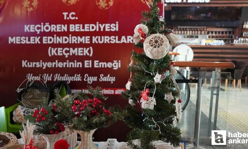 Keçiören Belediyesi KEÇMEK kursiyerlerinden yıl sonu sergisi!