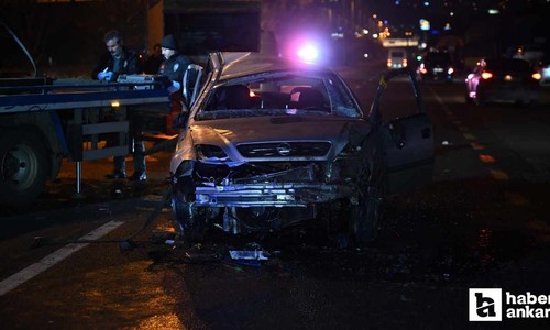 Altındağ'da trafik kazası: 1 ölü 2 yaralı!