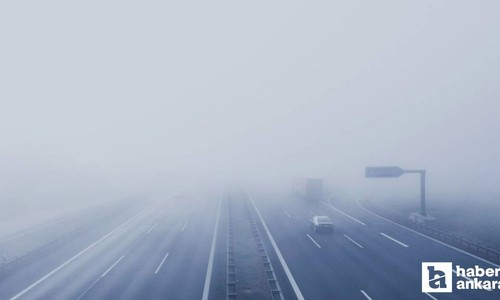 Çankırı - Ankara karayolunda sis dalgası trafiği yavaşlattı