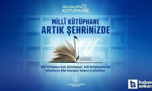 Milli Kütüphane Projesi Ankara'da hizmet vermeye başladı