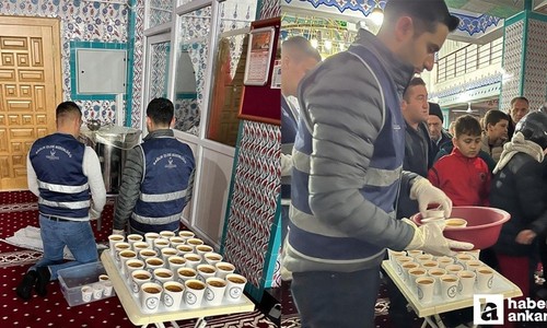 Kahramankazan Belediyesi vatandaşları güne çorba ikramıyla başlatıyor