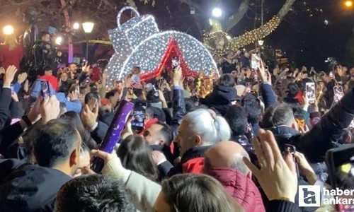 Ankara Kuğulu Park'ta coşkulu yılbaşı kutlaması!