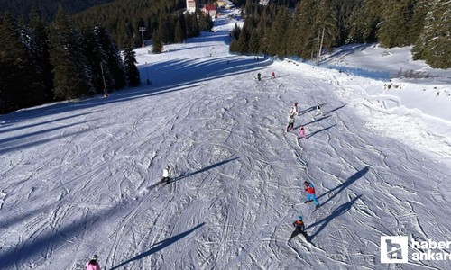 Ankaralılar yılbaşını Ilgaz Dağı'nda geçirdi