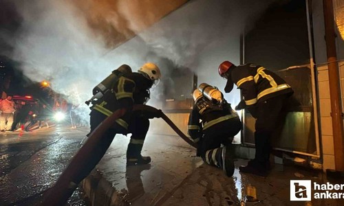 Çorum'da yılın ilk yangını! Metruk bina alevlerin içinde kaldı