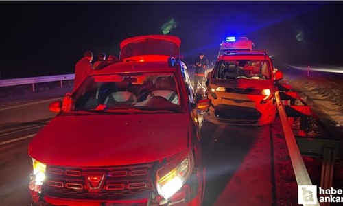 Çorum'da ehliyetsiz sürücü hafif ticari araca çarptı: 6 yaralı