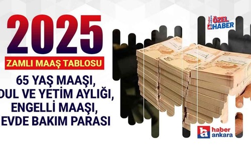 65 yaş aylığı, engelli bakım parası, kronik hastalık, evde bakım maaşı Temmuz zammı 2025 açıklandı!