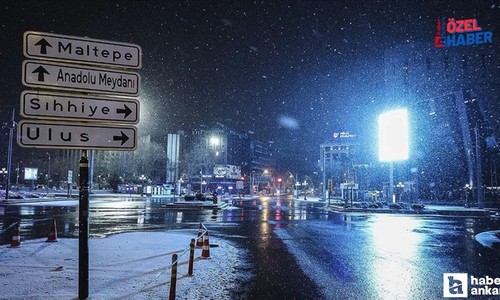 Başkentliler beklediği kışa kavuşuyor: Hem kar hem yağmur kapıda