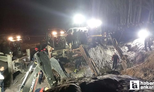 Amasya'da göçük altında kalan işçilerin cenazeleri çıkarıldı