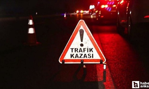 Ankara-Eskişehir yolunda feci kazada 1 kişi hayatını kaybetti