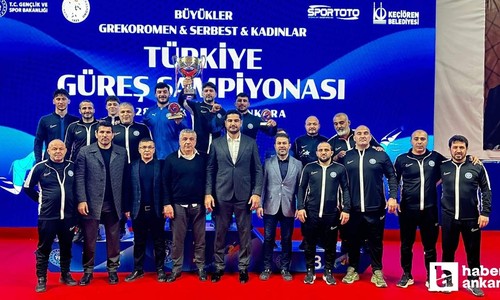 ABB ASKİ Spor grekoromen güreşte Türkiye Şampiyonu oldu