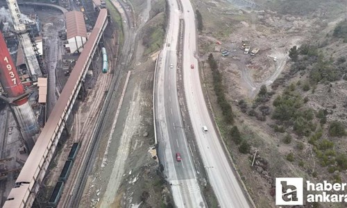 Heyelan nedeniyle çöken Karabük-Ankara karayolu ulaşıma açıldı