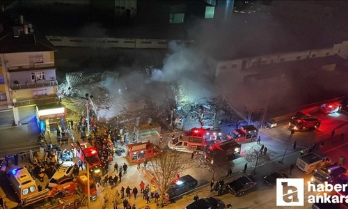 Konya'da enkaza dönen binanın yer aldığı caddede trafik açıldı