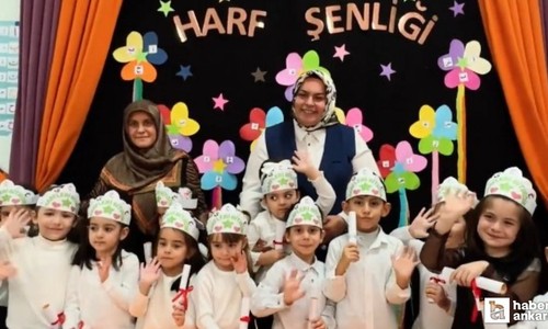 Sincan Belediyesi Anne Çocuk Oyun Evinde harf şenliği etkinliği yapıldı