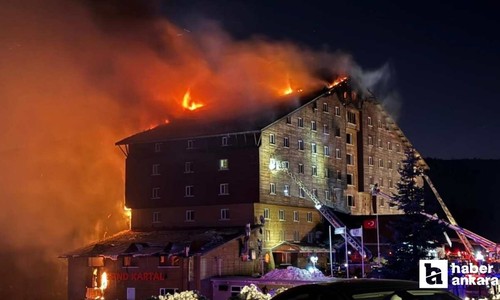 Bolu'daki yangının ardından otellerde yangın merdiveni hareketliliği başladı