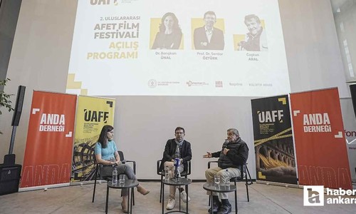 Ankara’da Uluslararası Afet Film Festivali açılışı İklim Perdesi paneliyle yapıldı