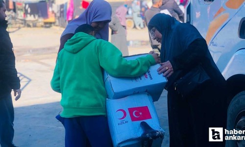 Türk Kızılay'dan Gazze'ye yardım