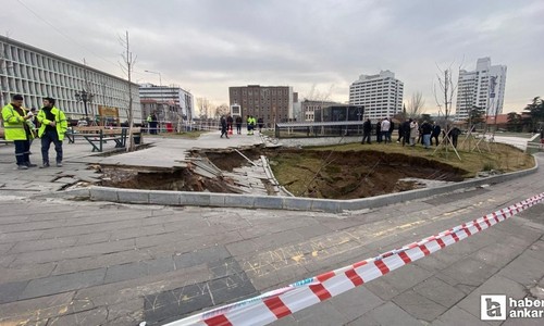 Ankara Ulus Meydanında göçük! ABB'den resmi açıklama