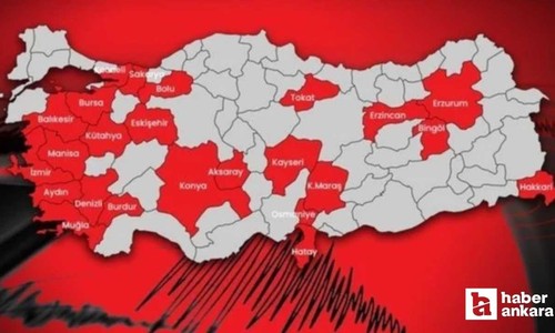 Türkiye'nin tam 18 şehri fay hattı üzerinde! İşte fay hattı geçen iller ve ilçeler