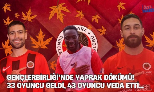 Gençlerbirliği'nde kadro hareketliliği! Son 1 yılda 76 oyuncunun yolu geçti