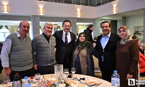 Altındağ Belediye Başkanı Veysel Tiryaki şehit aileleriyle bir araya geldi