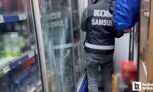 Ankara ve Samsun'da sahte içkiyle mücadele