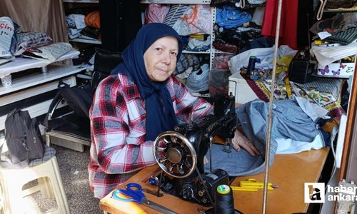Nallıhan'da yarım asırdır terzilik yapıyor