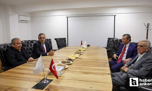 Özgür Özel'den Ahmet Türk'e geçmiş olsun ziyareti
