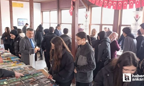 Ankara Nallıhan'da 1. Kitap Fuarı için açılış yapıldı