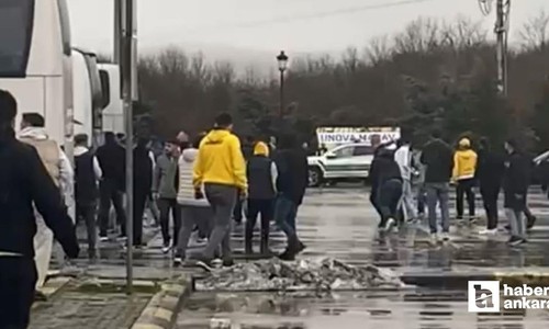 Ankaragücü taraftarları Bolu'da birbirlerine girdiler: 1'i ağır 7 yaralı!