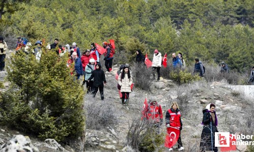 Ankaralılar Güdül Sorgun Yaylası'nda doğa yürüyüşü yaptı