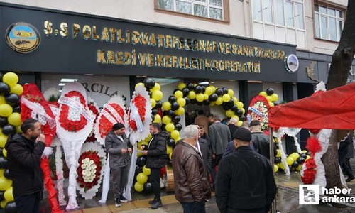 Polatlı Duatepe Esnaf Kredi ve Kefalet Kooperatifi'nin açılışı yapıldı