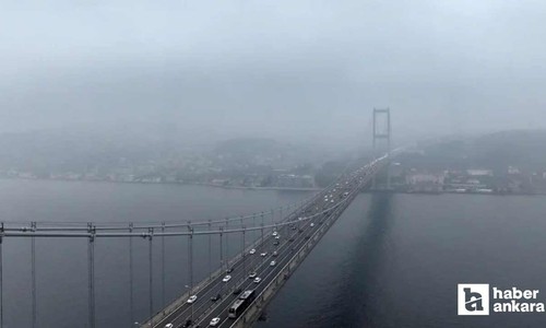 İstanbul Boğazı'nda yoğun sis nedeniyle gemi trafiği durduruldu