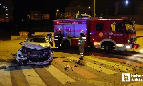 Kırıkkale'de kaza; 1'i çocuk 3 kişi yaralandı