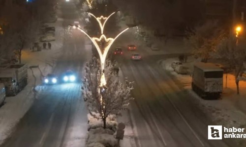 Sincan Belediyesi'nden özel video: Kar en çok Sincan'a yakıştı!